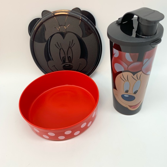 Tupperware Lunch Disney Minnie Mouse Design Set - Picture 1 of 16